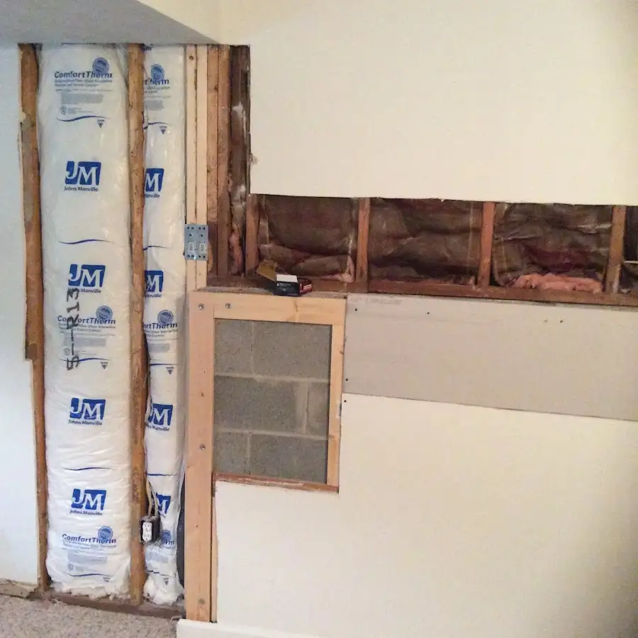 Wall insulation replacement during Structural Drying in Cleveland